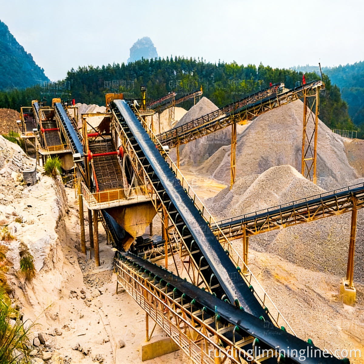 800 TPH Fixed Aggregate Production Line